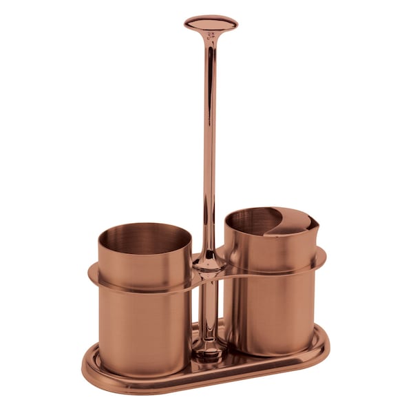 Cream & Sugar Caddy Set, 4 Ounce, Rose Gold